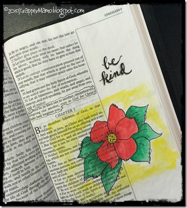 Bible Art Eph 4-32 Be Kind