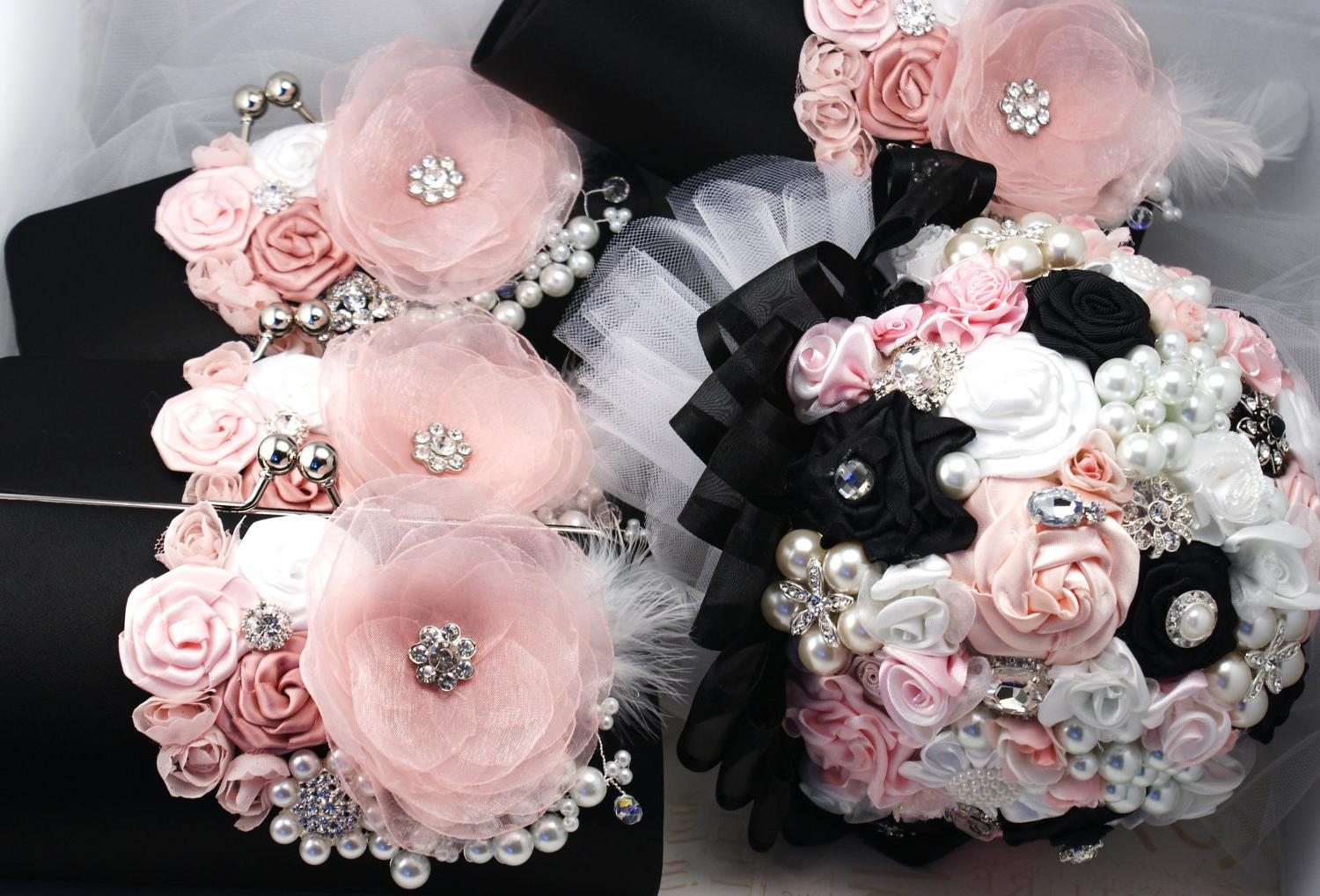 Bridal Brooch Bouquet and