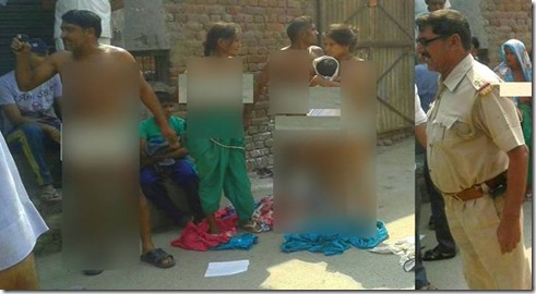 dalit stripped