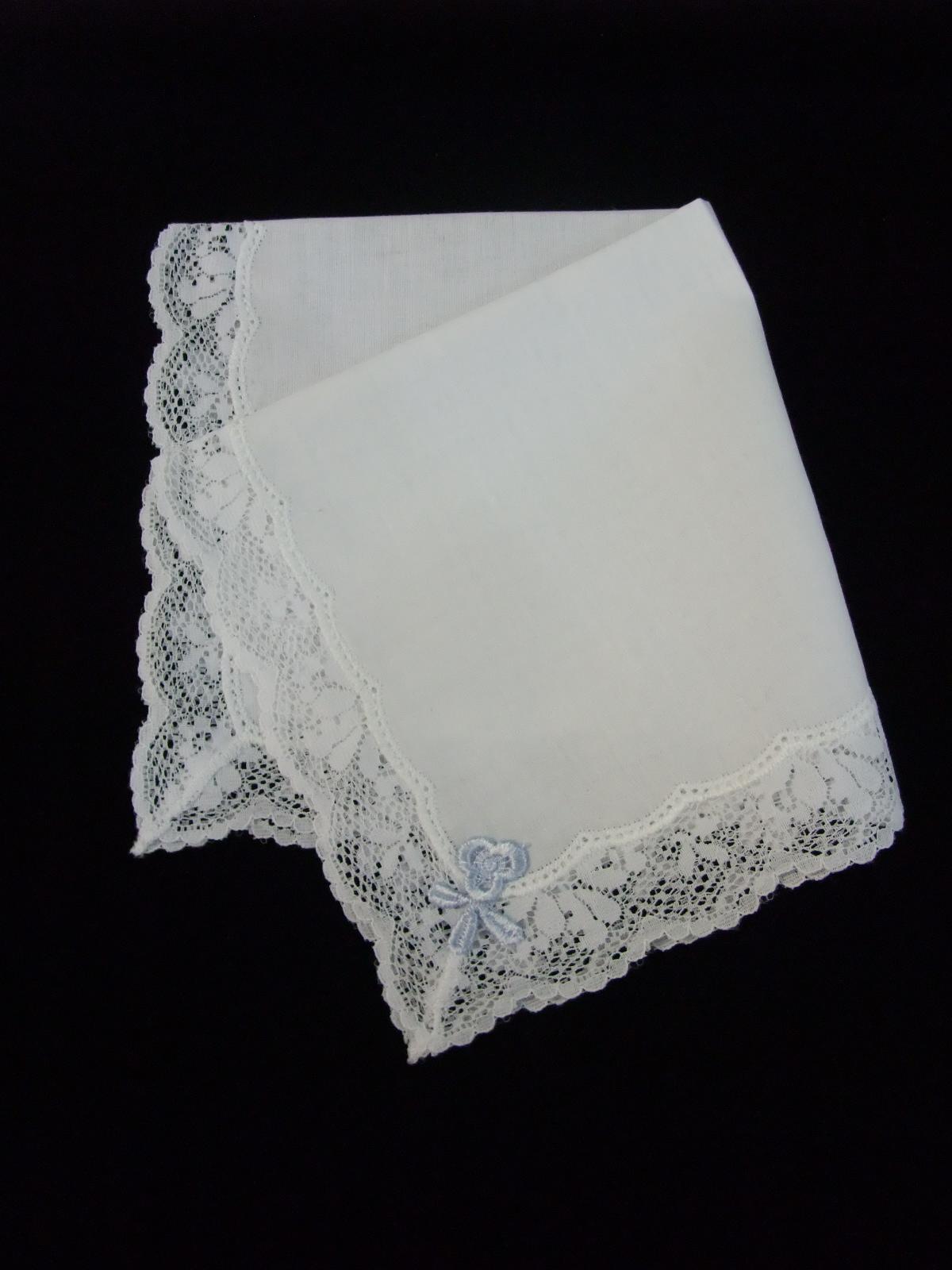 Lovely bridal handkerchief