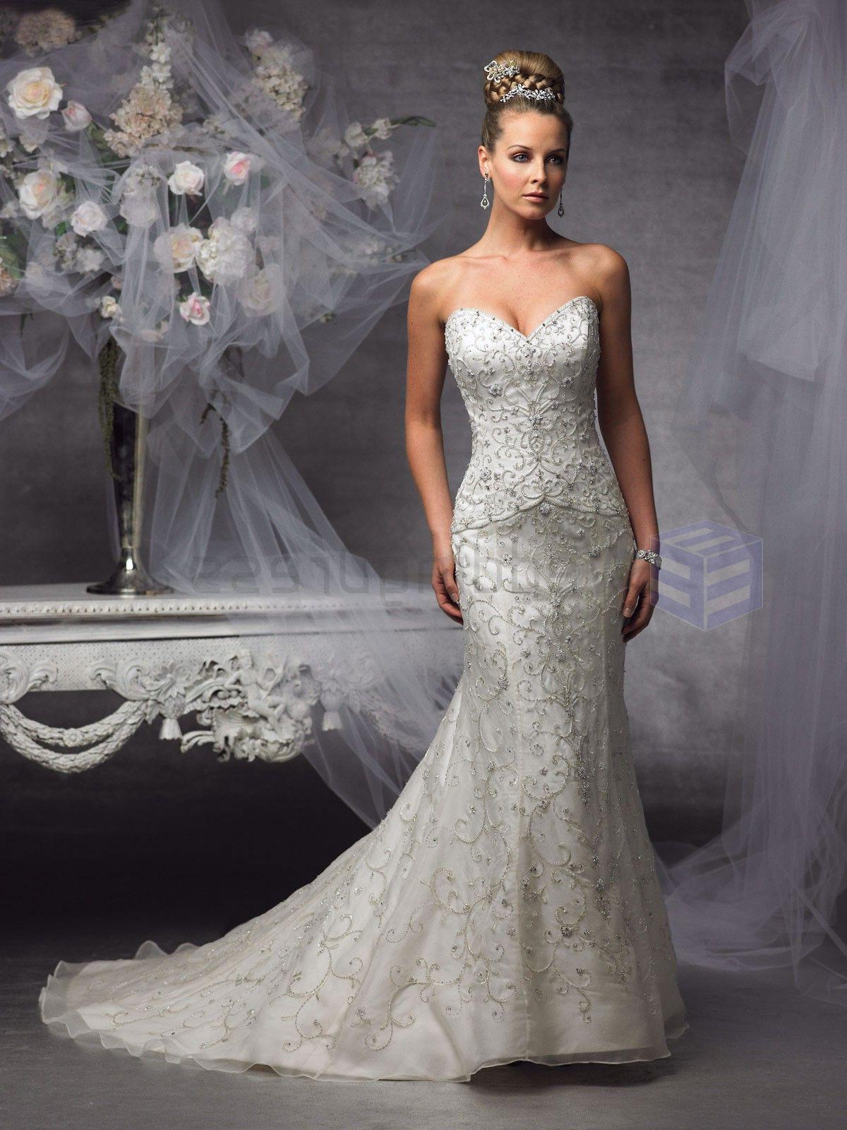 wedding dresses sweetheart neckline mermaid Dresses JC1825 . Mermaid