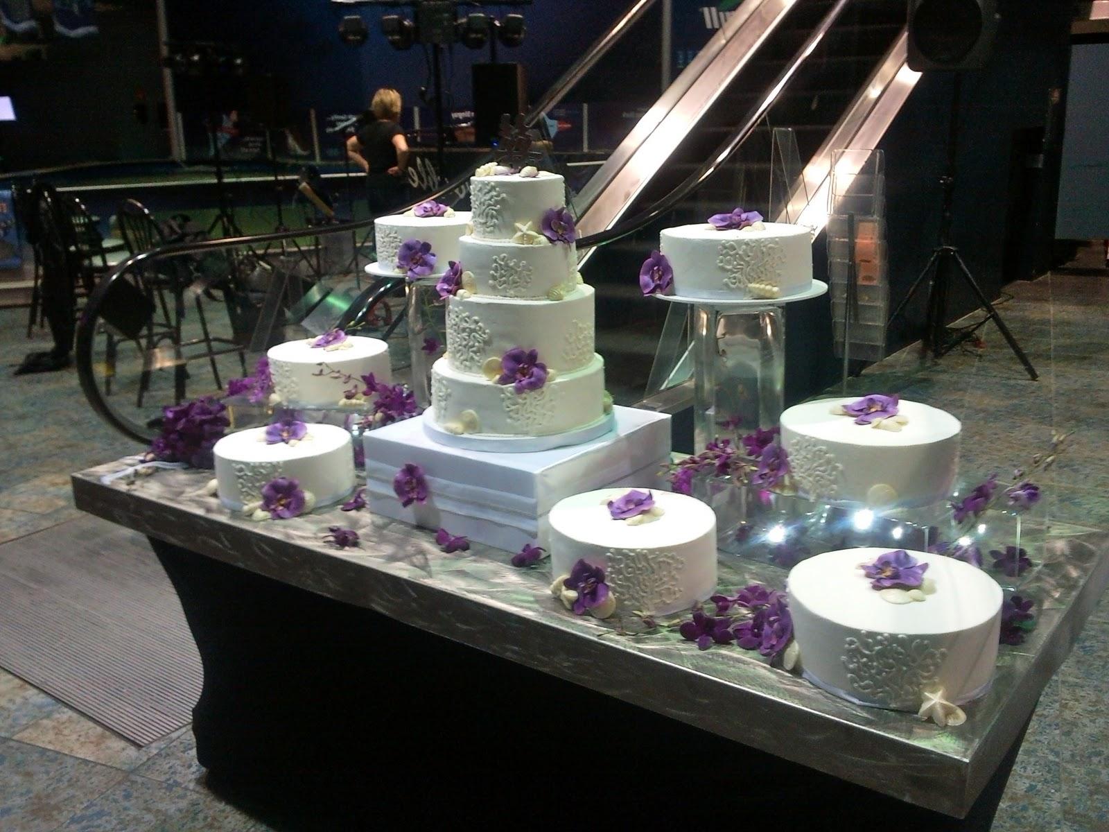 Orchid Coral Wedding Cake at Florida Aquarium. 12 November 2011 04:31:00