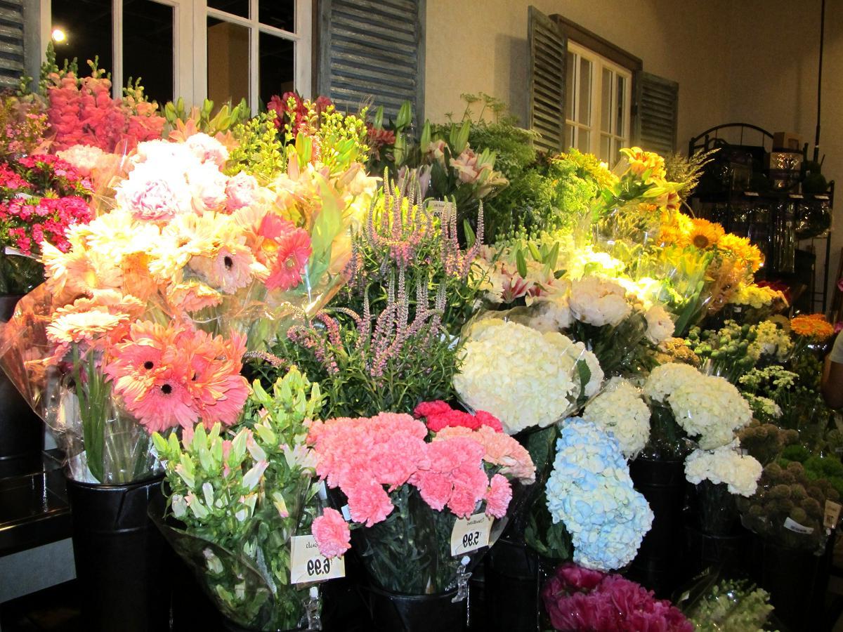 The pink Gerberas are pretty