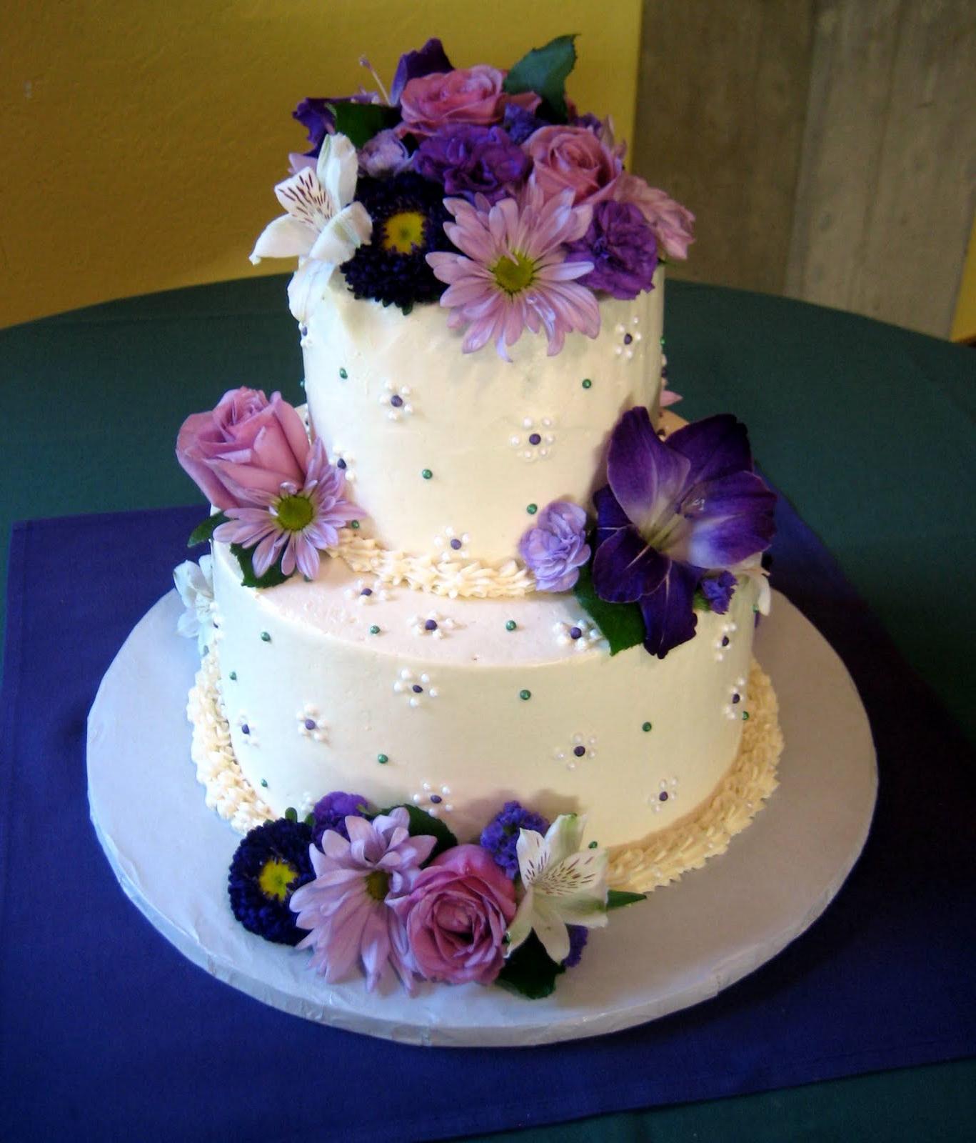 Romantic Purple Floral Wedding