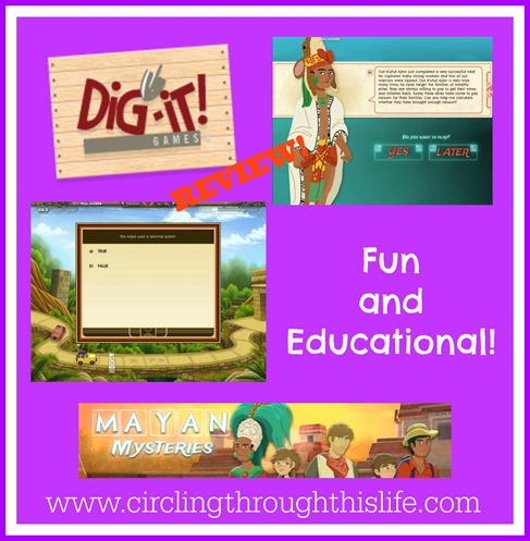 Myan Mysteries and online game that is both fun and educational! Read the review at Circlng Through This Life!