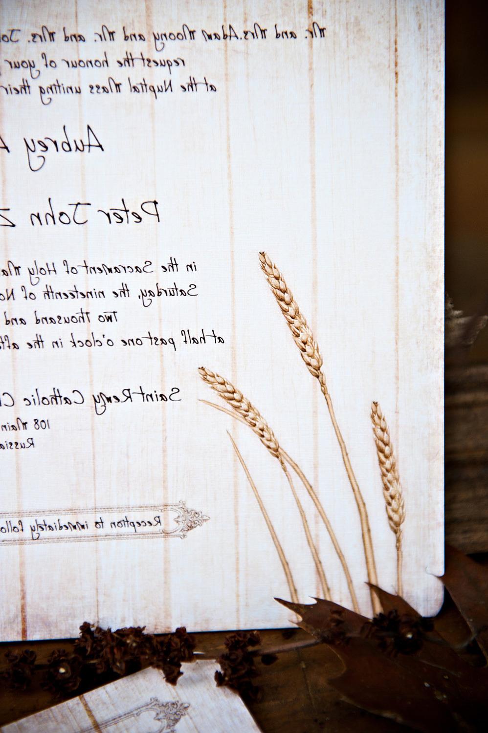 Rustic Wedding Invitations