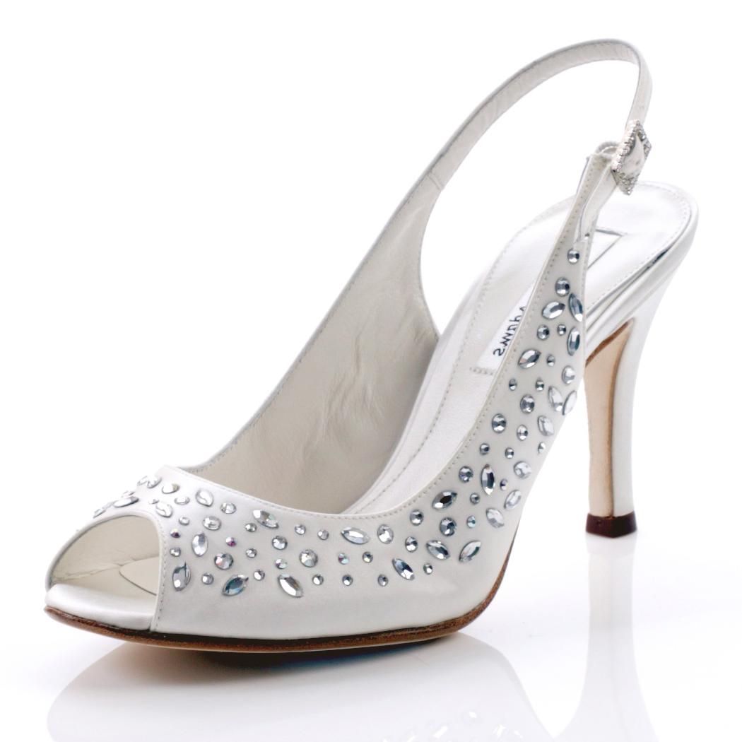 Diaz Peep Toe Wedding Shoes