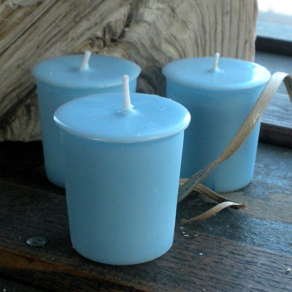 Blue Soy Votive Candles,