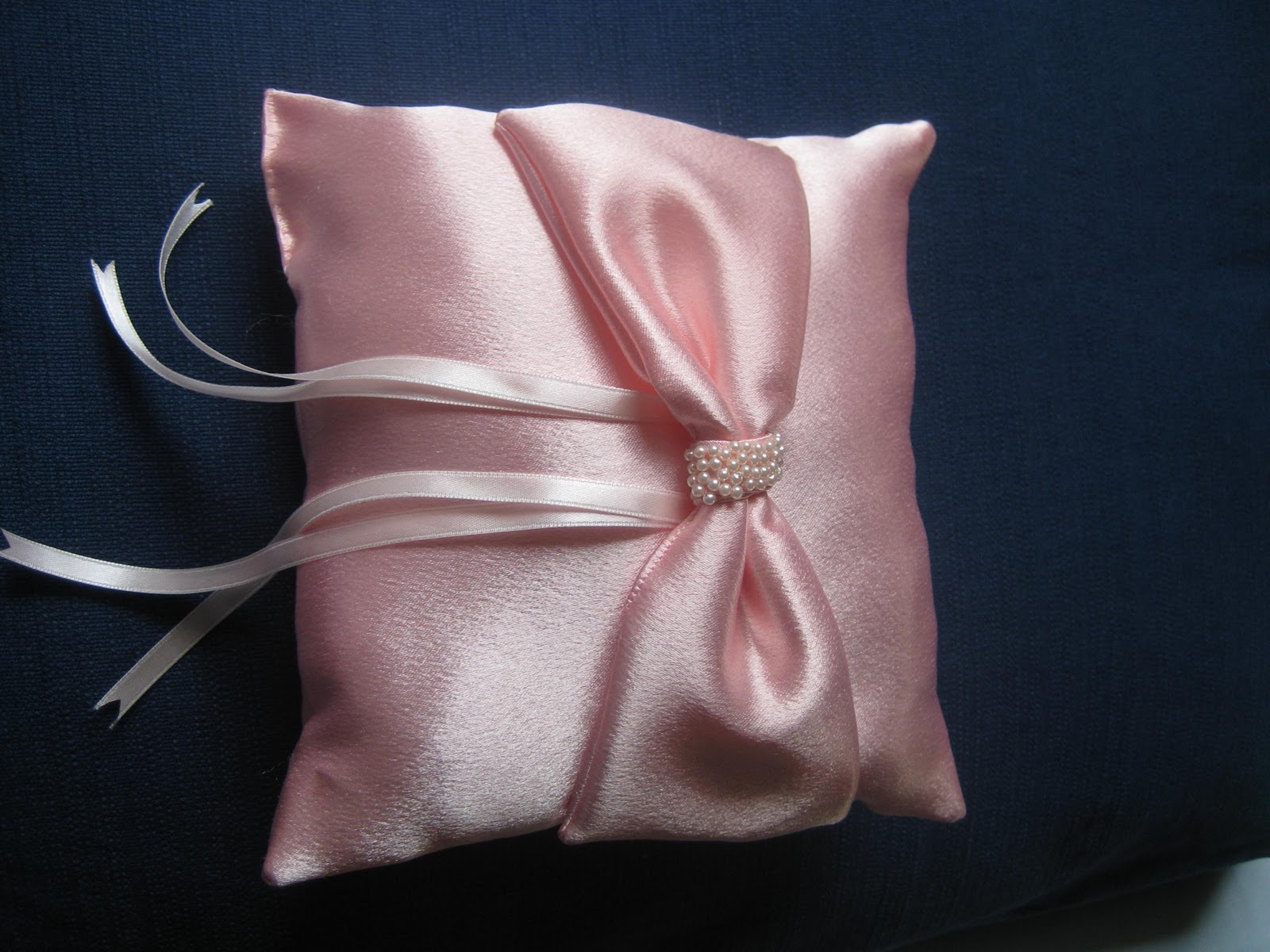 Lovely pink satin pillow S 29