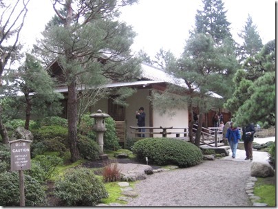 IMG_2615 Pavilion at the Portland Japanese Garden at Washington Park in Portland, Oregon on February 27, 2010