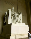 Statue of Abraham Lincoln, Lincoln Memorial, Washington, DC.