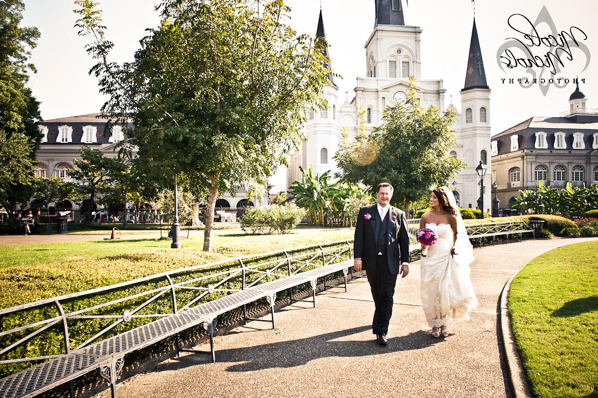 A wedding in Jackson Square