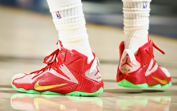 James Debuts Sprite8217s LeBronMix PE in Vintage Game 5 Performance