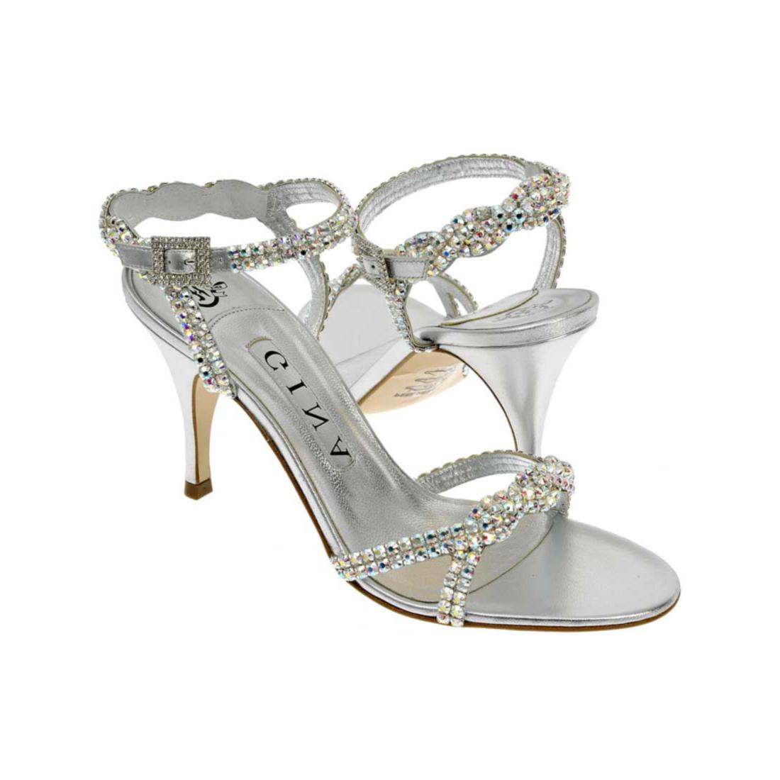 Gina Shoes Campari Silver