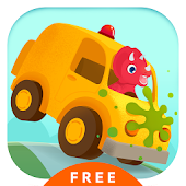 Dinosaur Car Painting Free