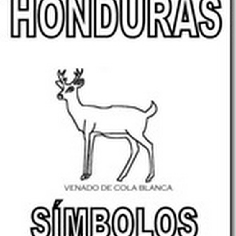 Honduras, símbolos patrios para colorear