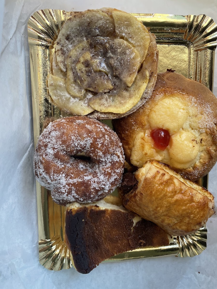 This was our selection of pastries - all incredible