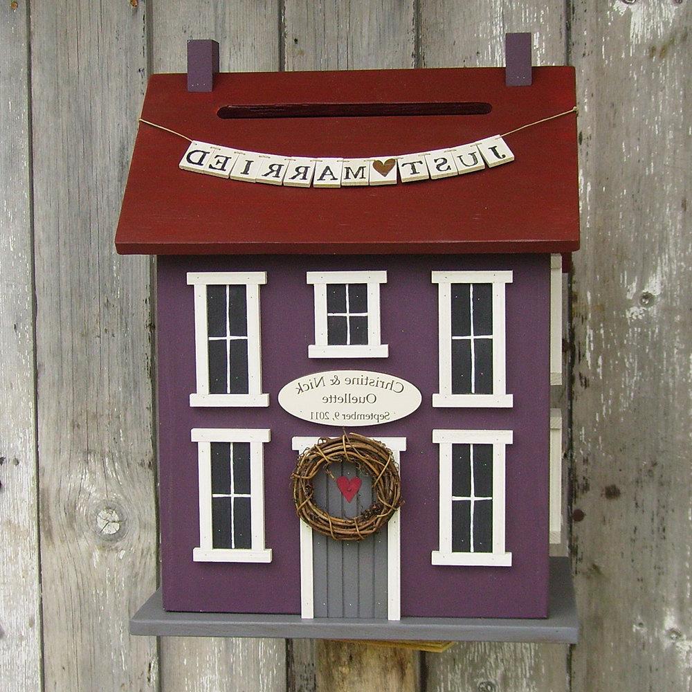 custom birdhouse for wedding