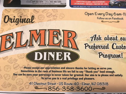 Restaurant «Elmer Diner», reviews and photos, 41 Front St, Elmer, NJ 08318, USA