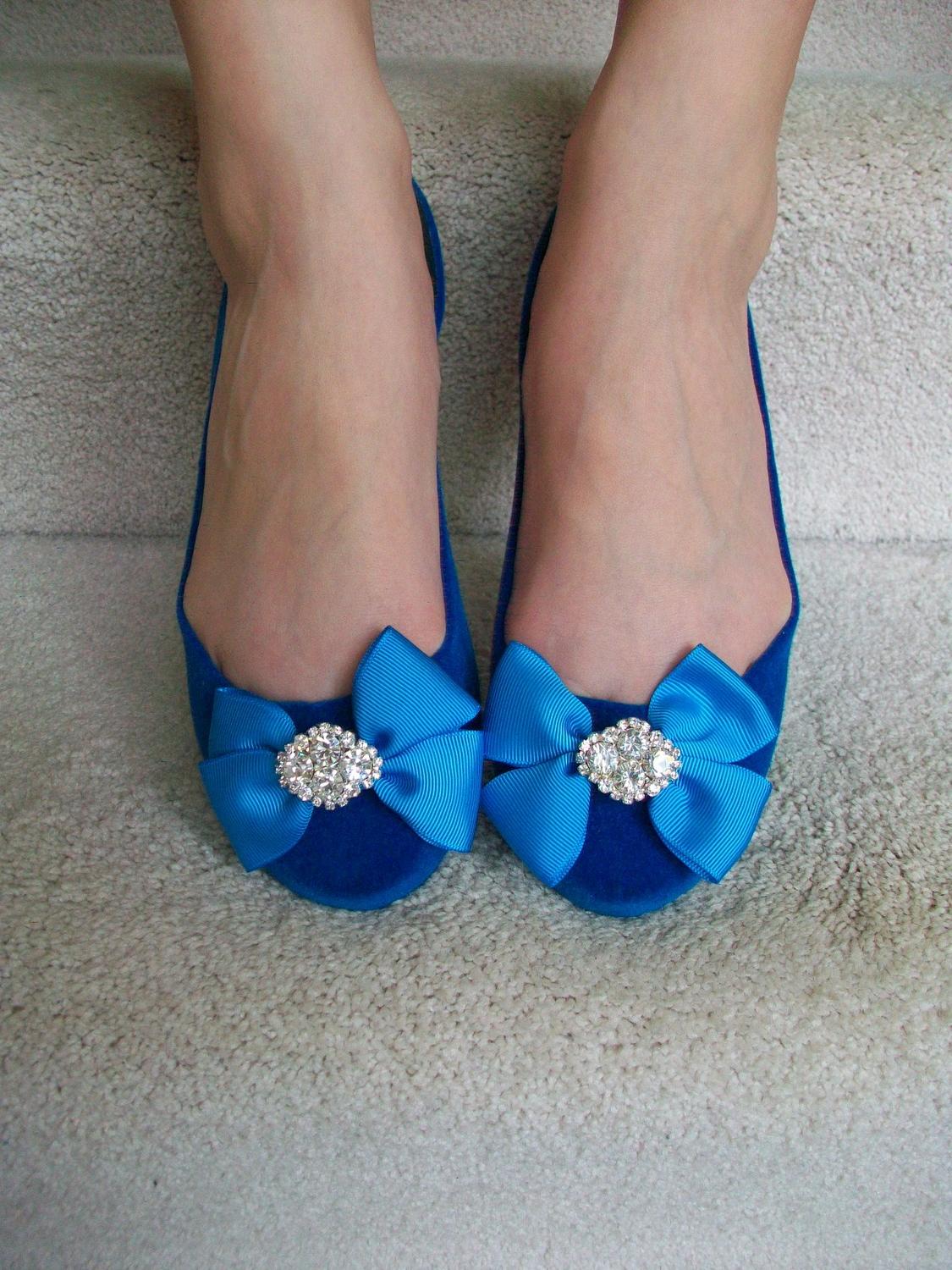 Wedding Blue Shoes.