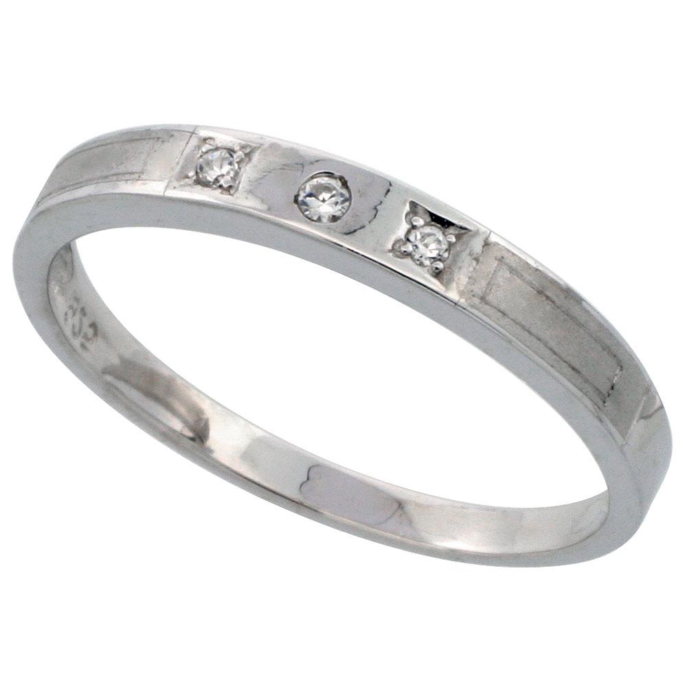 Wedding Ring Band, 1 8 in.