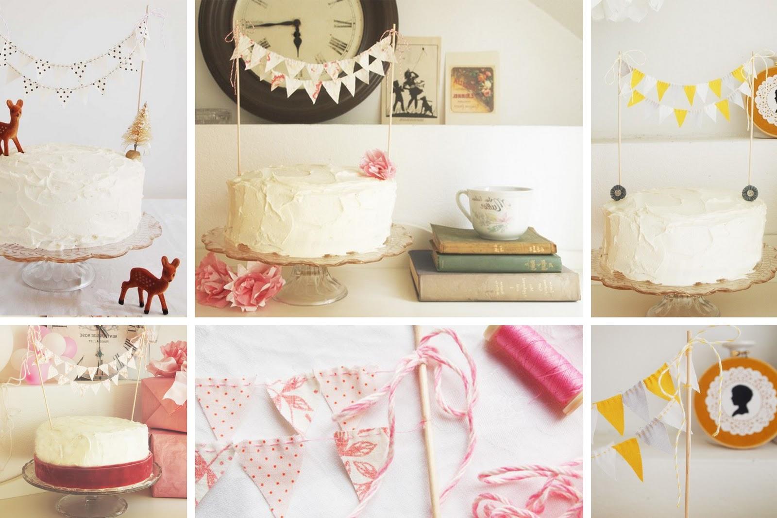 cake bunting! how sweet are