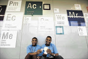 INVENTORS: Thami Hoza and Bokamoso Molale from Simon's Town High School in the Western Cape, the pair has designed a shower nozzle solution Photo: Moeletsi Mabe