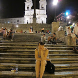 The Spanish Steps.