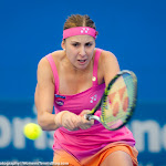 Belinda Bencic in action at the 2016 Brisbane International