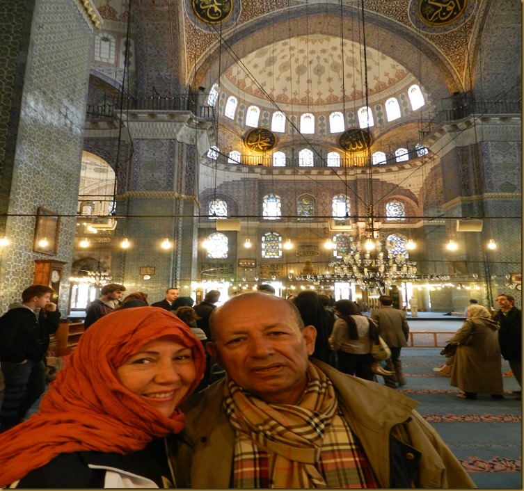 Dentro de una mezquita