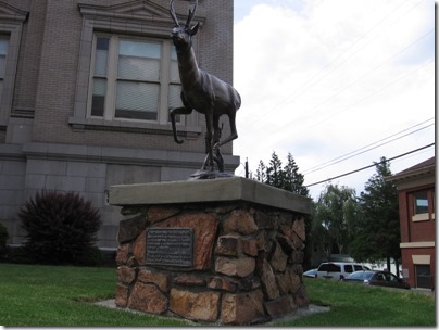 IMG_6427 Antelope Monument at the Wasco County Courthouse in The Dalles, Oregon on June 10, 2009