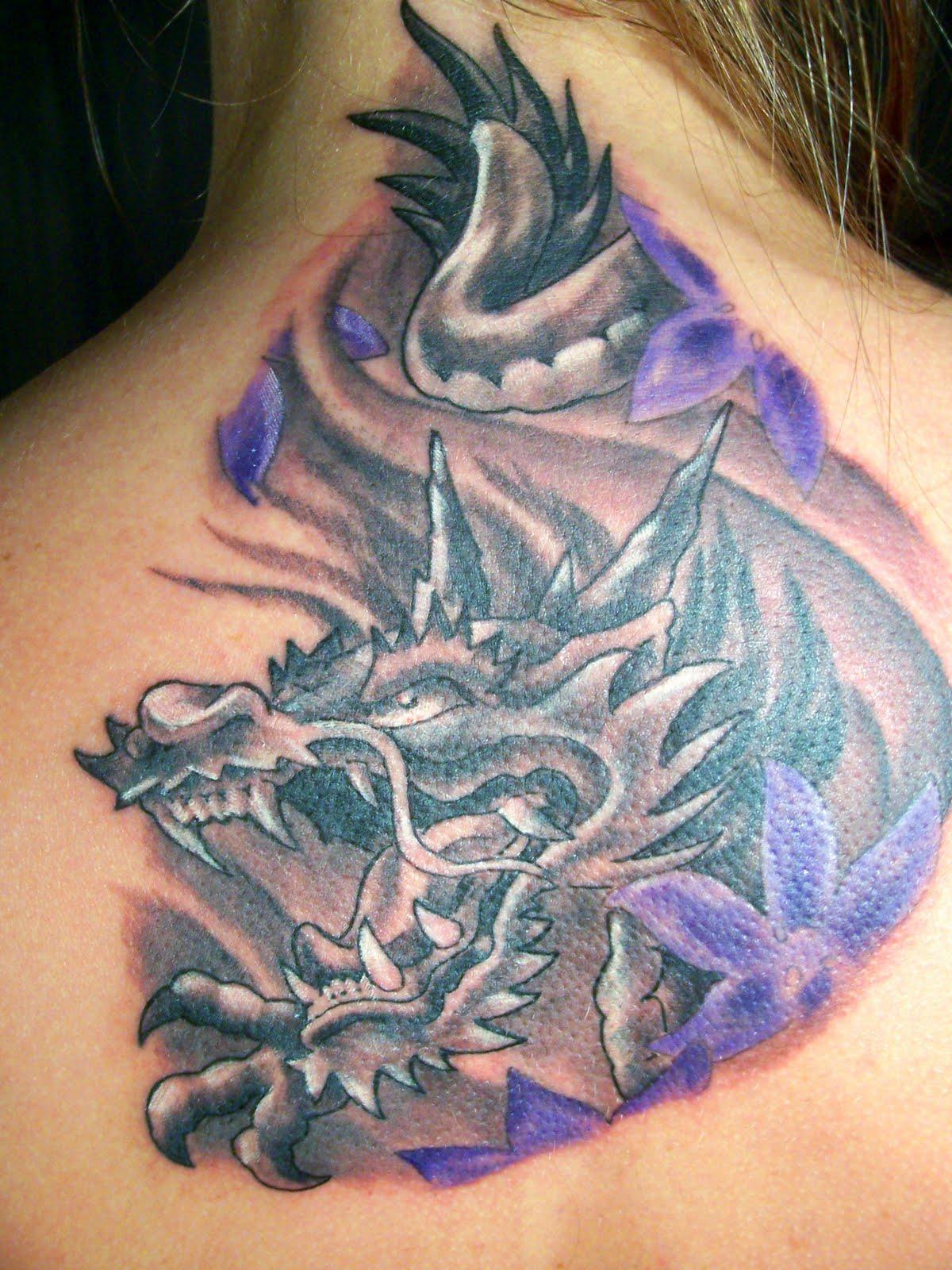 japanese dragon sleeve tattoos