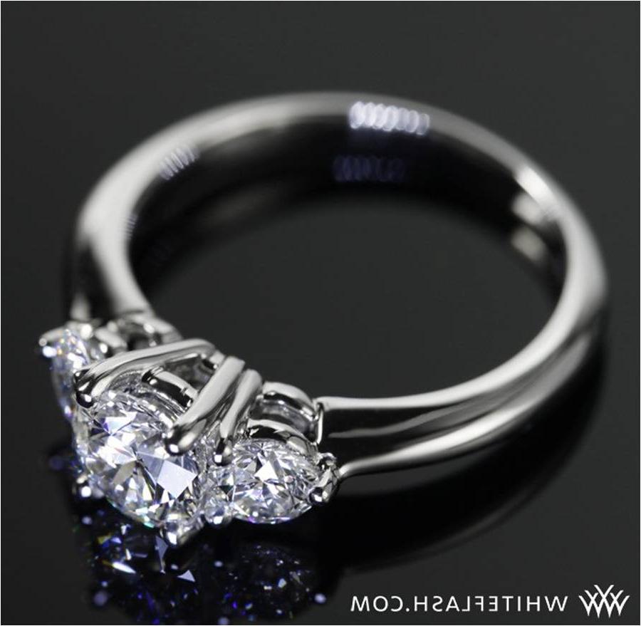 Trois Brillant Diamond Engagement Ring