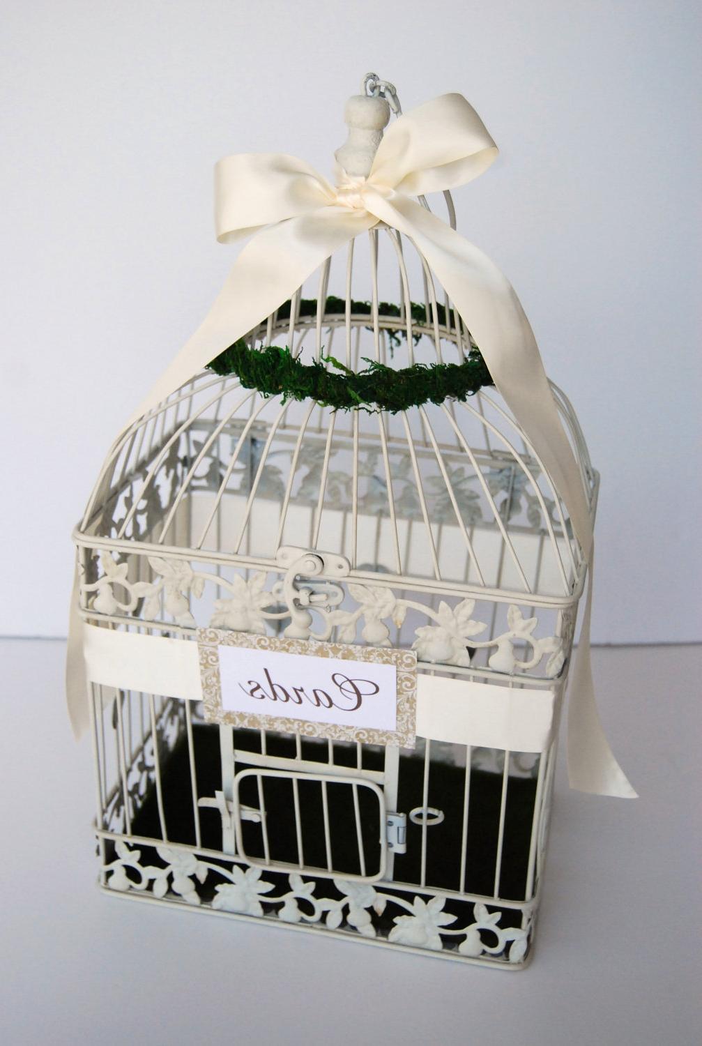 LARGE Moss Wedding Bird Cage