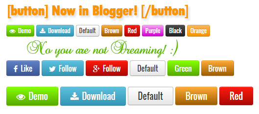 Buttons Shortcode for blogger
