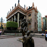 Esculturas no Jardin de La Unión - Guanajuato, México