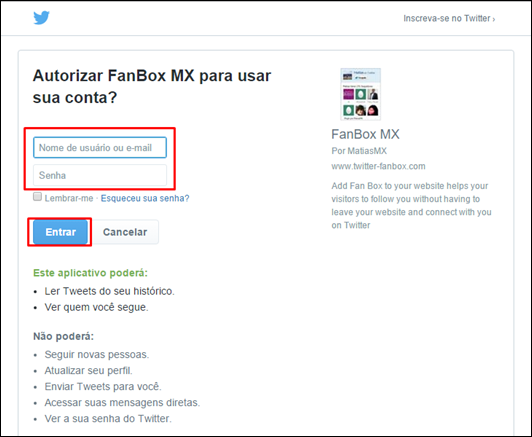 Coloque o Fan Box Twitter no seu blog (caixa de fãs do Twitter) - Visual Dicas