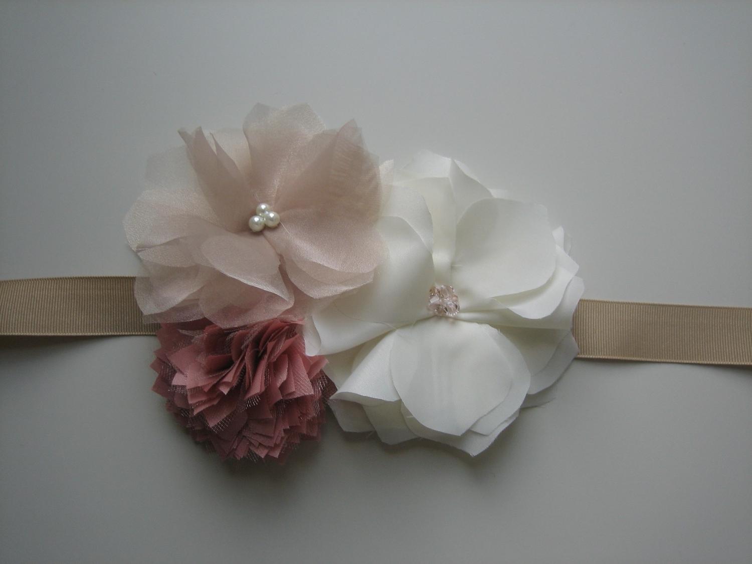 Handmade Flower Wedding Dress