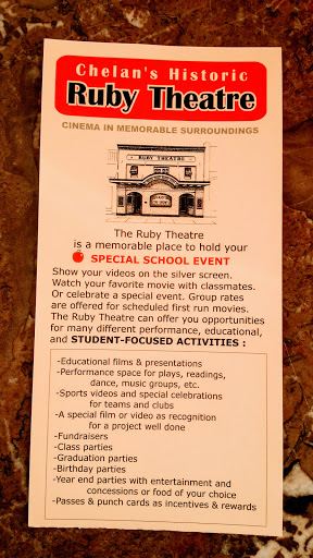 Movie Theater «Ruby Theatre», reviews and photos, 135 E Woodin Ave, Chelan, WA 98816, USA