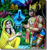[Hanuman meeting Sita]