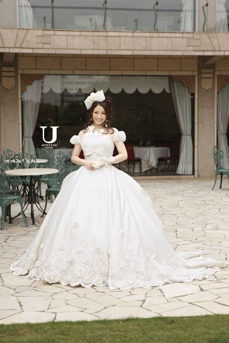 ueto wedding dress white