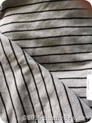 gray sweater stripe