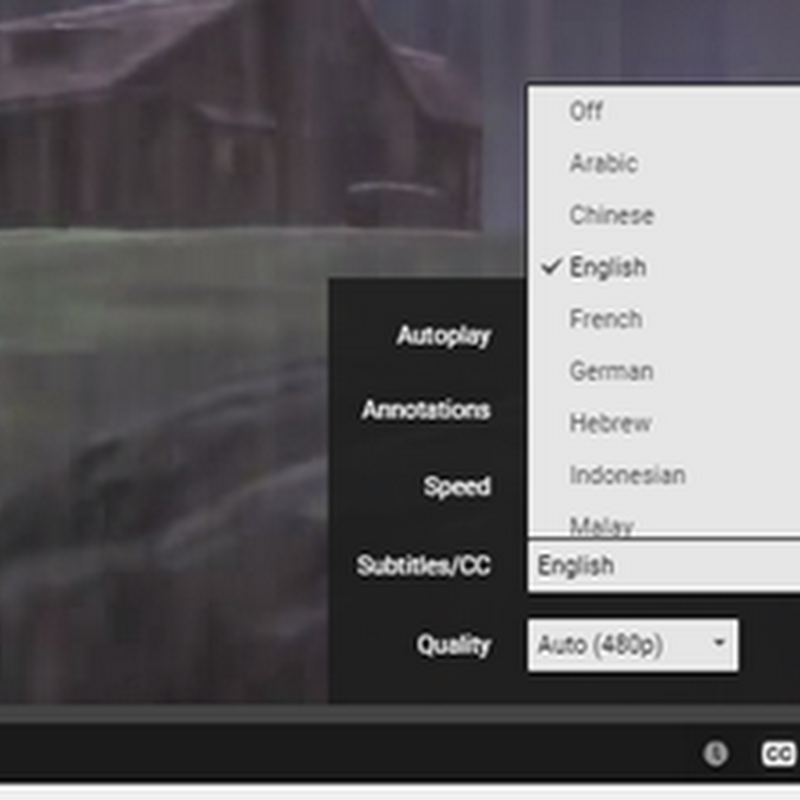 การดาวน์โหลดคำบรรยายทุกภาษาในวีดีโอ Youtube