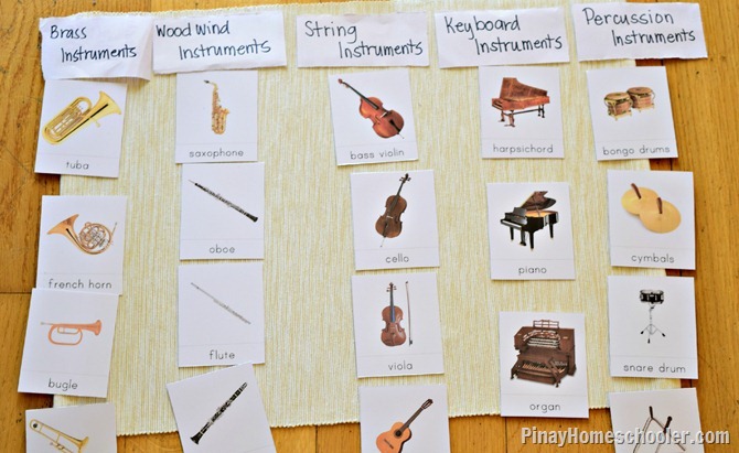 Musical Instruments Sorting