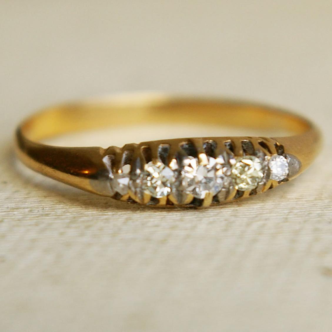 Antique Diamond Wedding Ring,