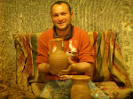 Avanos - pottery kick wheel made jug