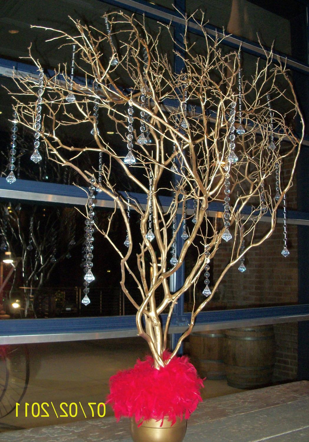 Manzanita Branches, Wedding Centerpiece, Wishing Tree, Crystal Tree