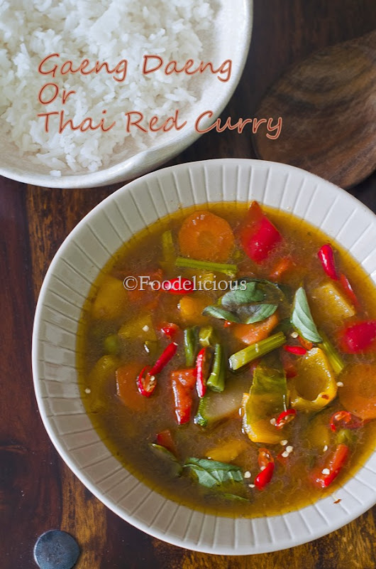 Foodelicious- Thai Red Curry