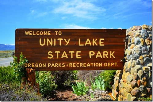 Unity Lake Sign