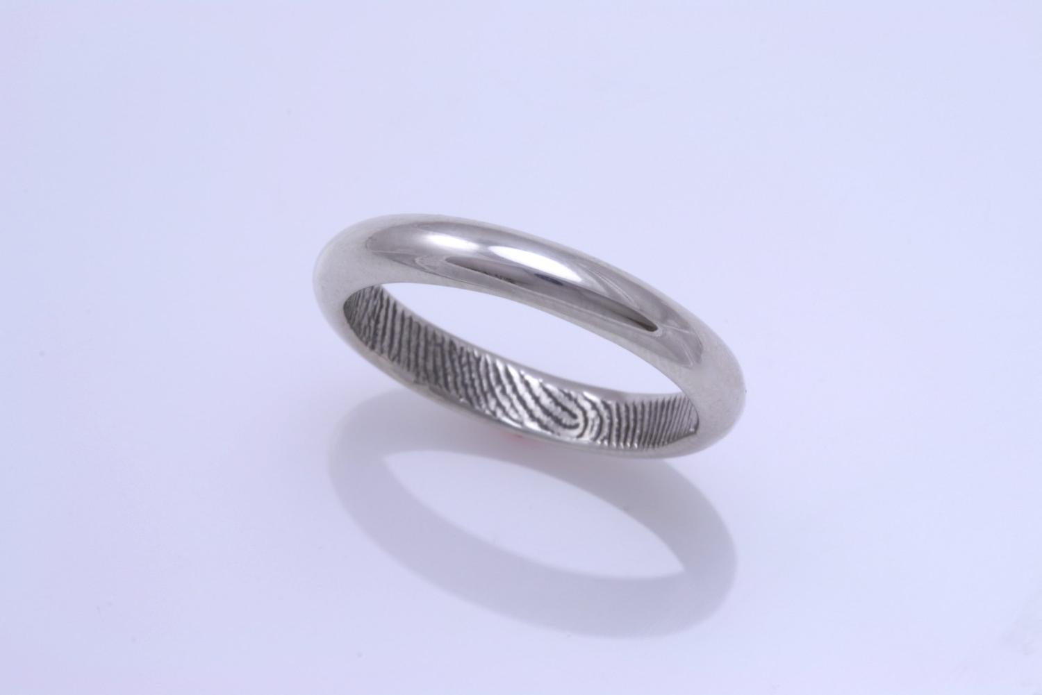 fingerprint wedding band